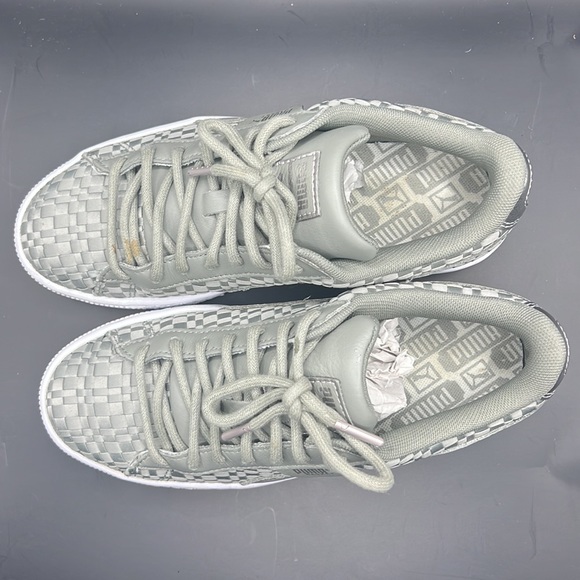 PUMA BASKET GREY COLOR SIZE 6.5 PREOWNED - Picture 4 of 5